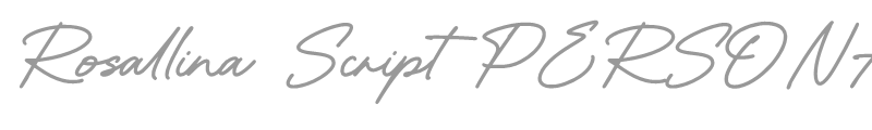 Rosallina Script